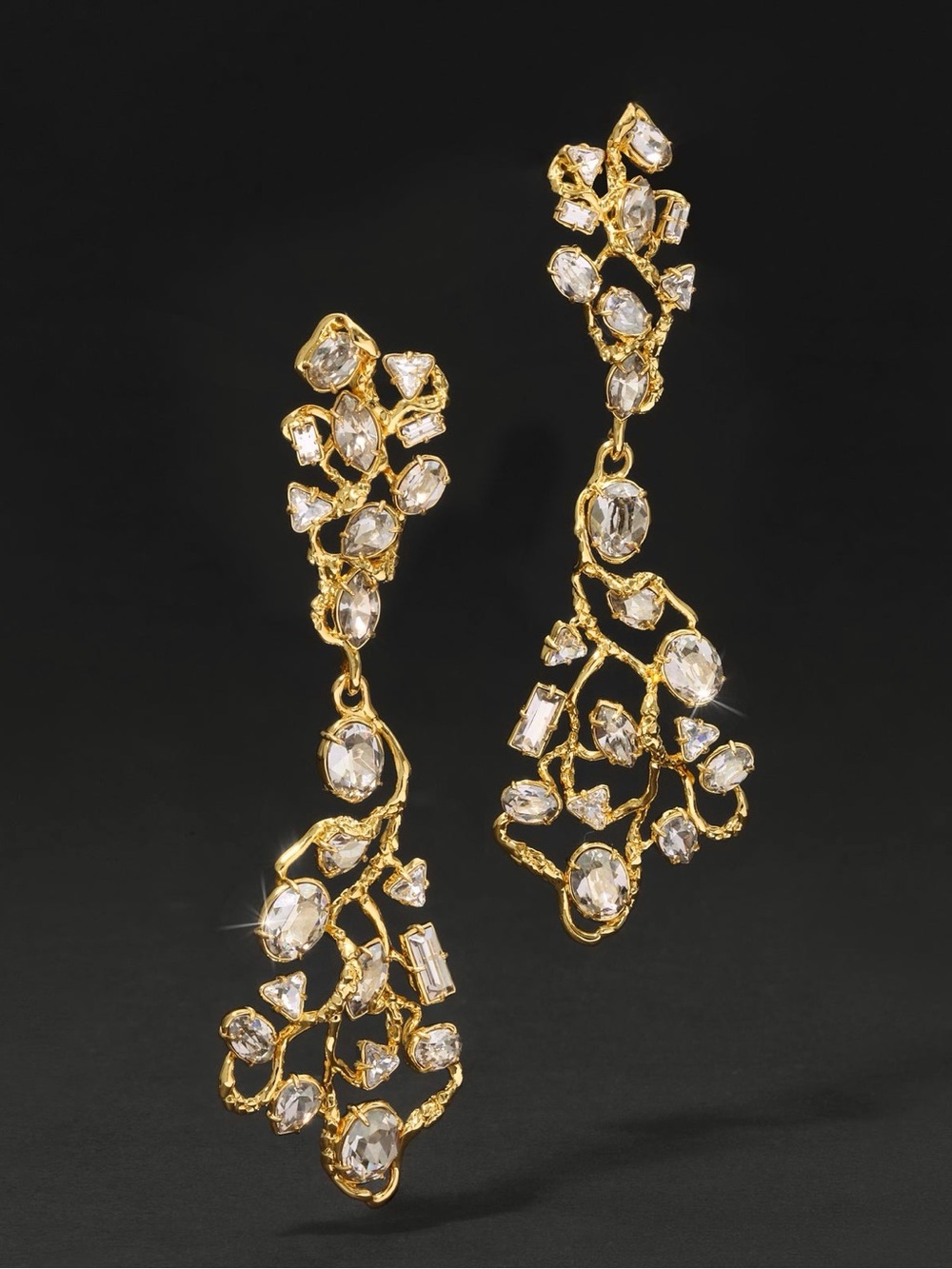 Alexis Bittar Éclat Crystal Large Drop Earrings